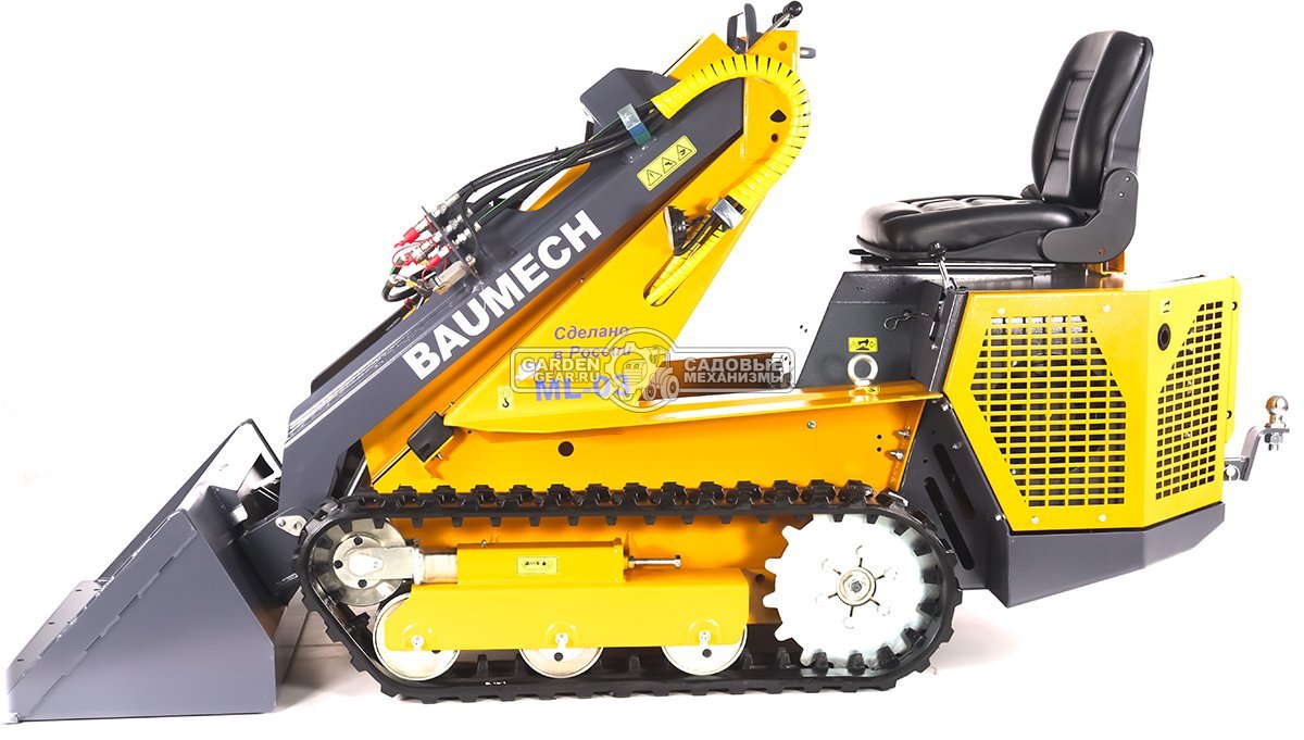Универсальная машина мини-погрузчик Baumech ML-03 Pro + ковш универсальный 110 см., с двигателем Zongshen GB750 EFI V-Twin инжектор