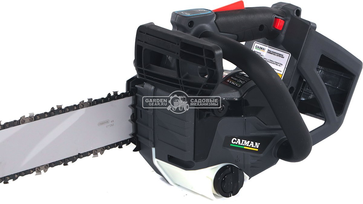 Пила аккумуляторная цепная Caiman ENO CSTi14 14" с АКБ B6040 и ЗУ C6025 (RUS, BL 60В, Standart Connect, 3/8"-1.1-52E, 2,0 кг.)