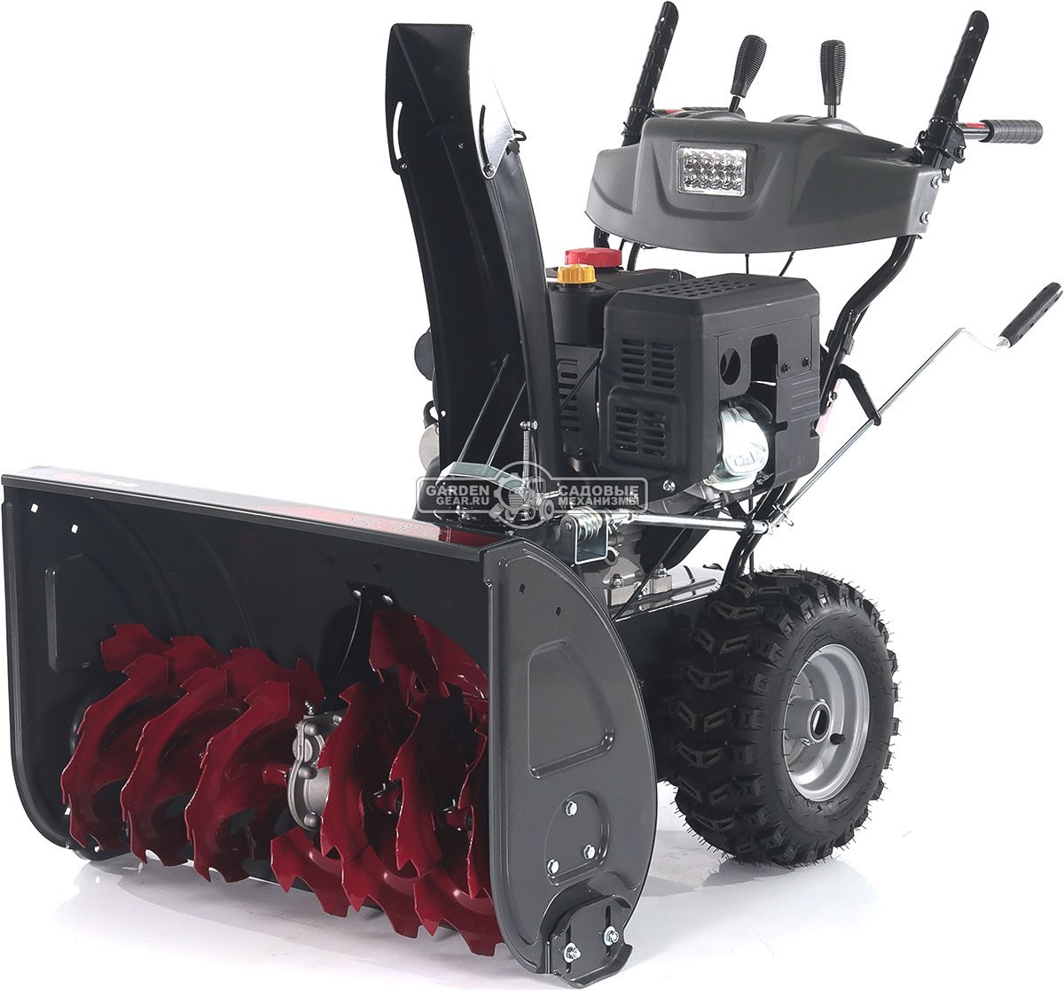 Снегоуборщик Evoline SBG 760 LE (PRC, 76 см, Loncin, 420 см3, эл/стартер 220В, фара, автоматич. дифференциал, скорости 6/2, подогр. рукояток,130 кг)