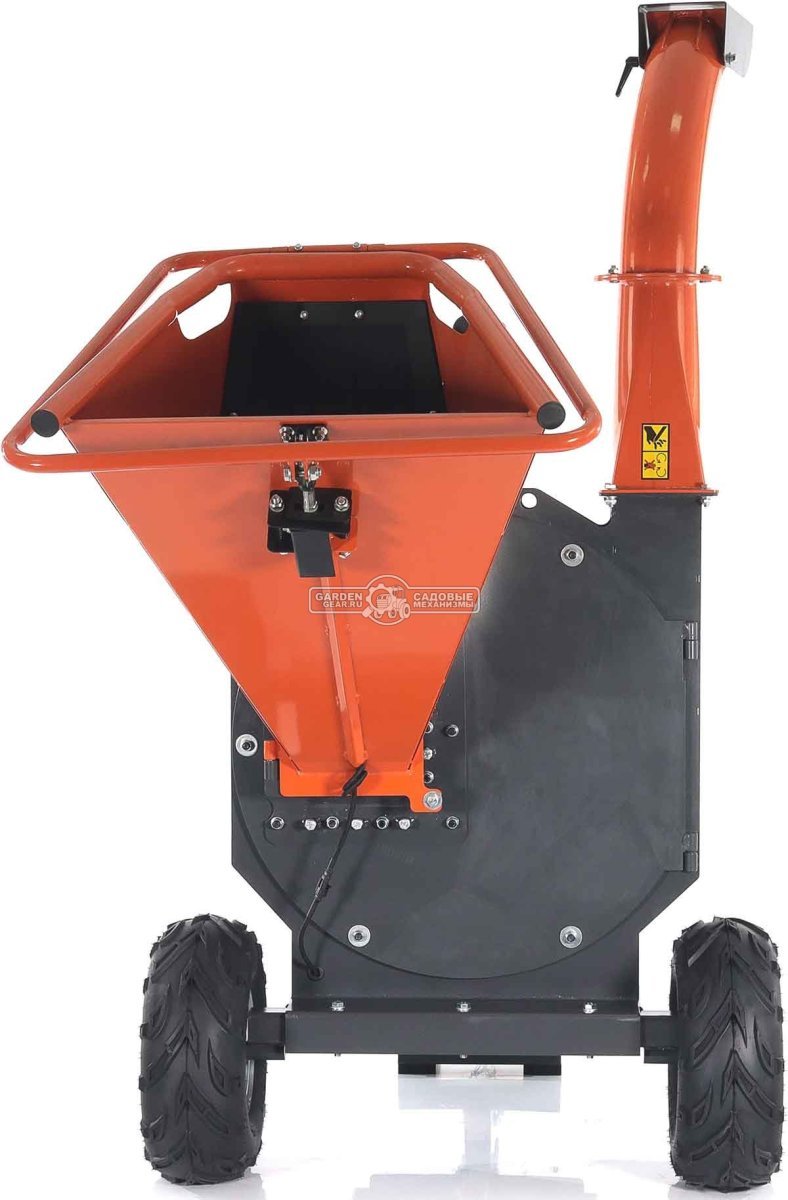 Измельчитель веток ZimAni LS 150 DP (PRC, Loncin 420 куб.см., 15 л.с., с эл. старт, дисковый, ветки до 100 мм, одноосный прицеп, 285 кг)