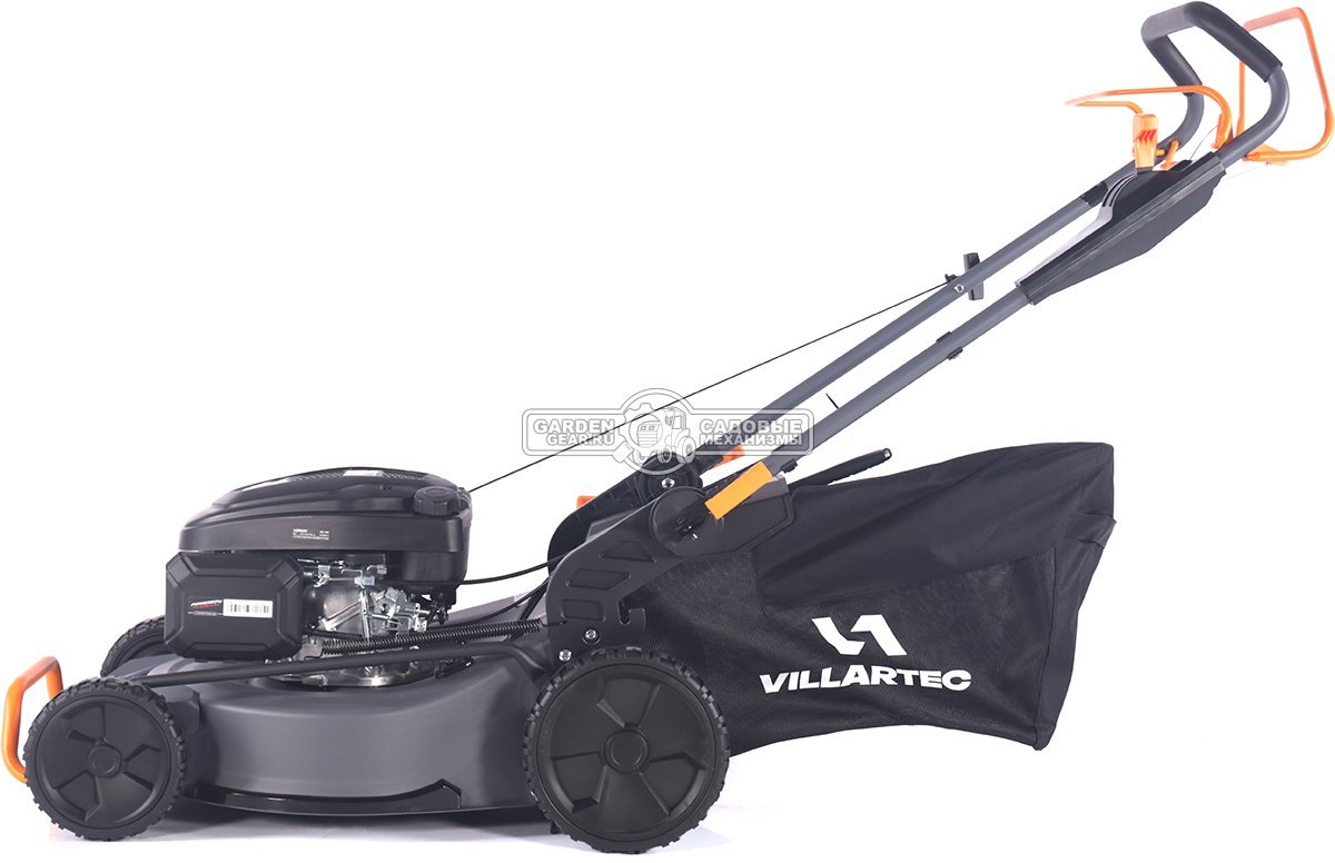 Газонокосилка бензиновая Villartec MB 448VC Commercial (PRC, 48 см, Loncin Ready Start 166 см3, сталь, вариатор, 4 в 1, 75 л, 30 кг)