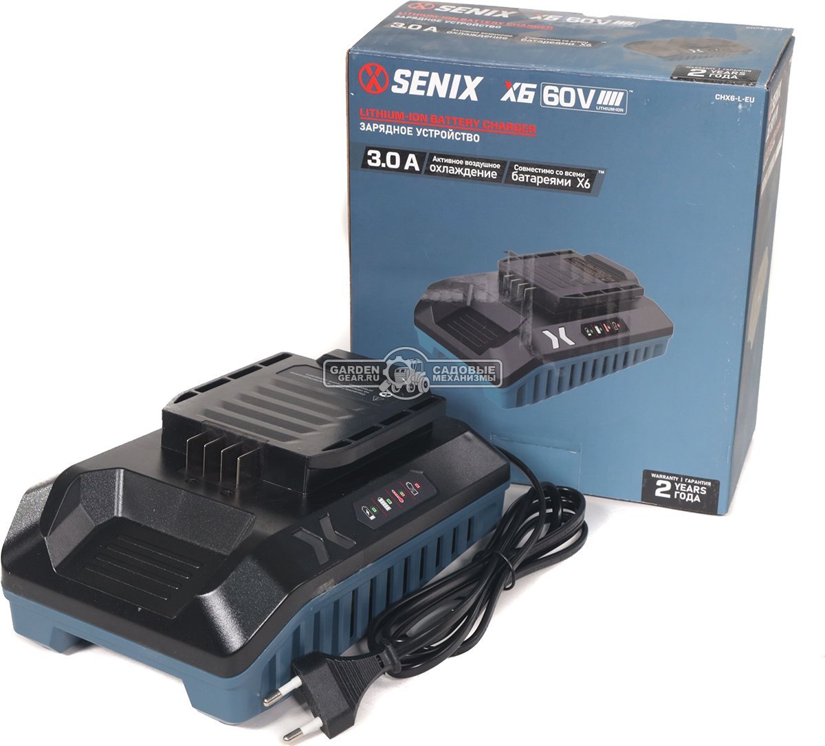 Зарядное устройство Senix CHX6-L-EU для аккумуляторов 60В (3А)