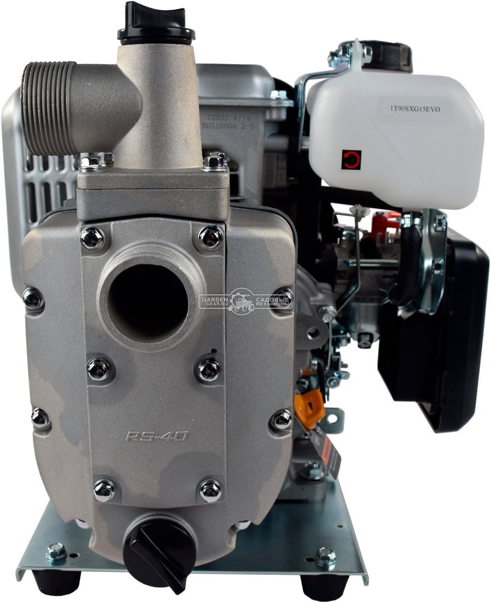 Мотопомпа бензиновая EVOline XG 15 для чистой воды (PRC, Zongshen NH80, 79 куб.см., 250 л/мин., 20 м., 1,5", 13 кг.)