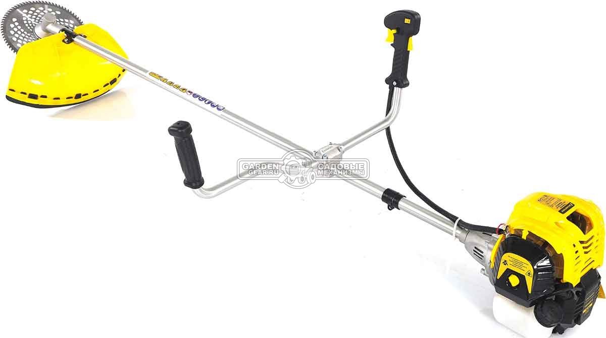 Бензокоса Champion T394FS-2 4-х тактная (PRC, 38.9 см3, 1.2 кВт/1.63 л.с., диск 80Т/255 + леска 2.4 мм, неразборная, 7.7 кг)