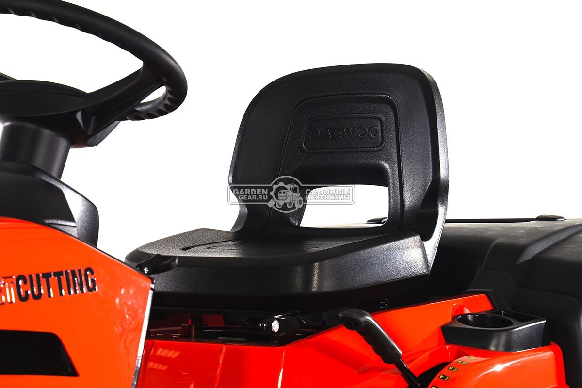 Садовый трактор Daewoo DLT 84H (PRC, Stiga ST400, 414 куб.см., гидростатика, ширина кошения 84 см, травосборник 200 л, мульчирование, 188 кг)