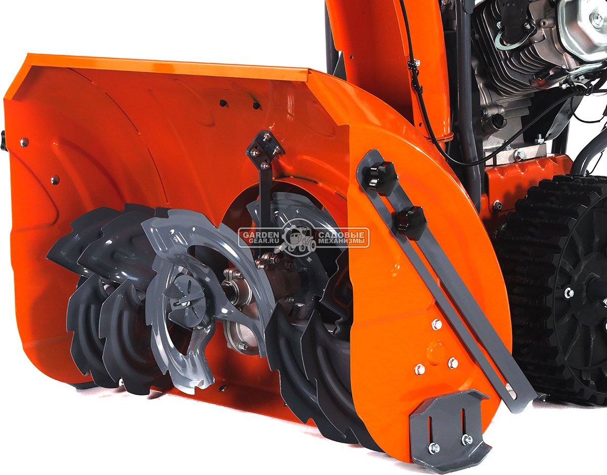 Снегоуборщик ZimAni ST430 RapidTraсk Quattro Auger (PRC, 76 см, LCT Snow Storm 414 см3, эл/стартер от АКБ, фара, AutoTurn, скорости 6/2, 124,5 кг.)