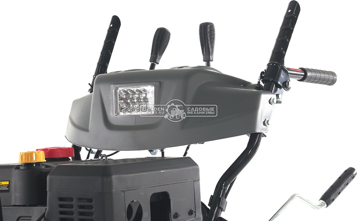 Снегоуборщик Evoline SBG 760 LE (PRC, 76 см, Loncin, 420 см3, эл/стартер 220В, фара, автоматич. дифференциал, скорости 6/2, подогр. рукояток,130 кг)