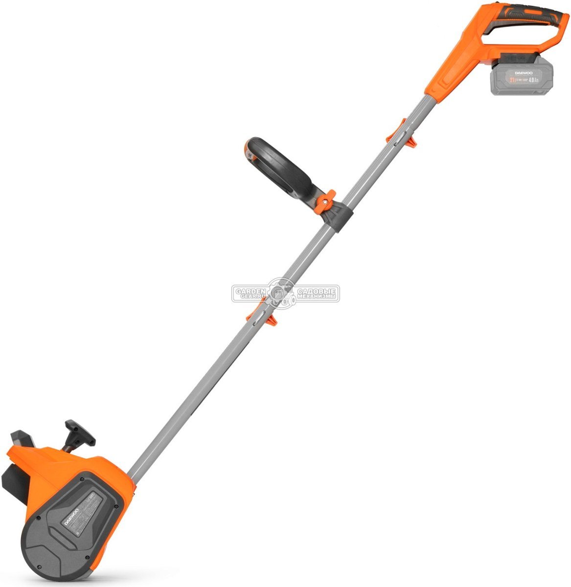 Снегоуборщик аккумуляторный / лопата Daewoo DAST 3421Li без АКБ и ЗУ (PRC, BL 21В, ширина 34 см, 4.3 кг)
