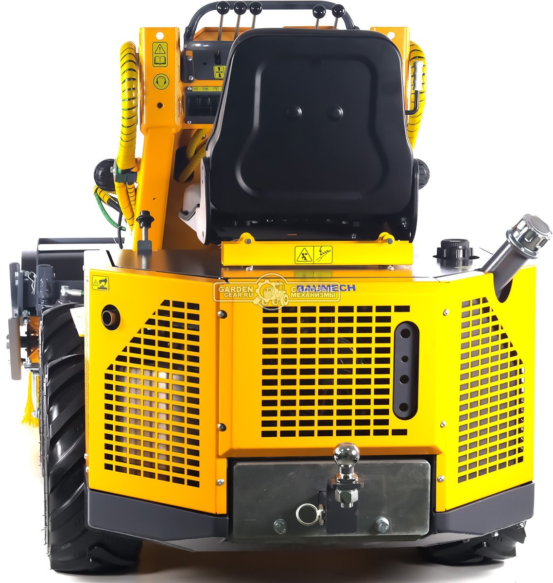 Универсальная машина мини-погрузчик Baumech ML-02 Pro + гидравлическая щётка 115 см., с двигателем Zongshen GB750 V-Twin