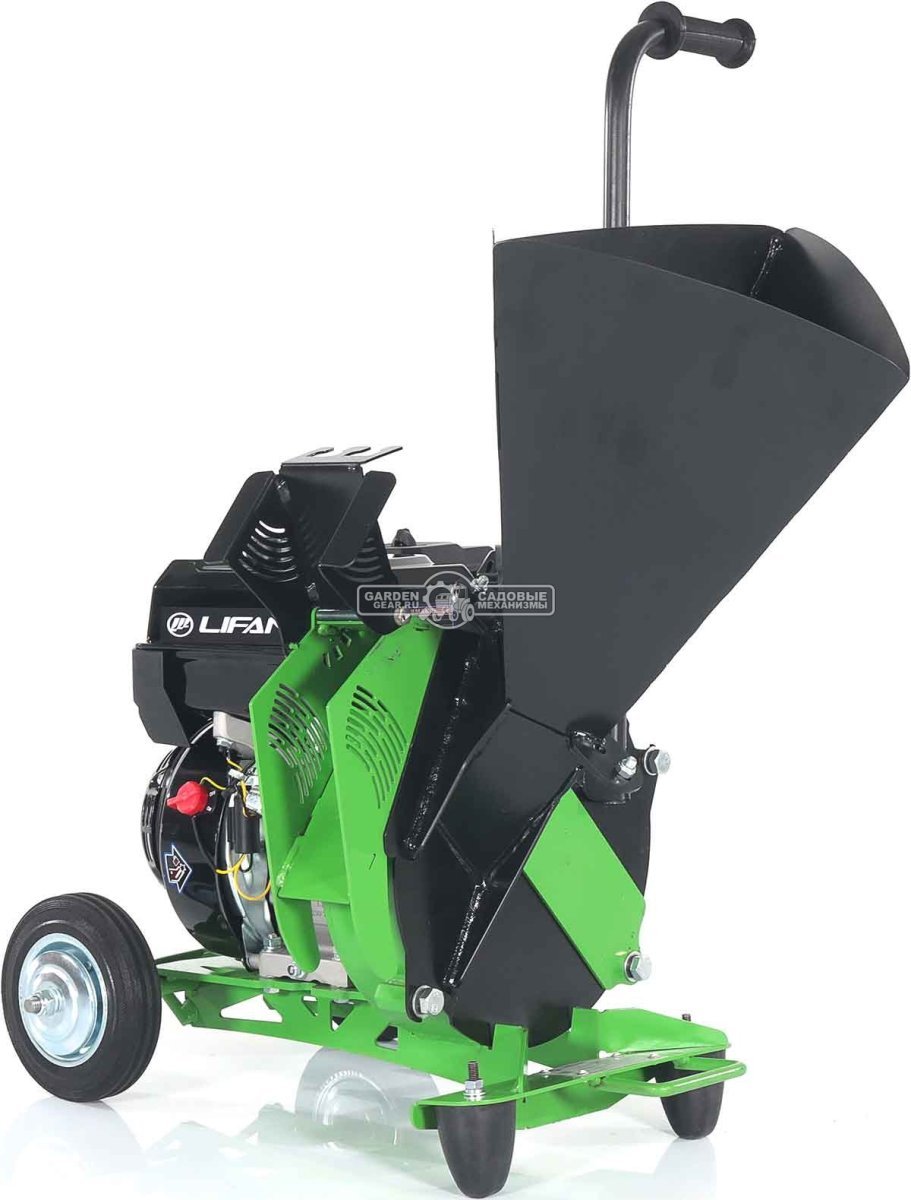 Садовый измельчитель веток бензиновый Дровосек МР260 6.5 (RUS, Lifan 6.5 л.с., 196 см3, ветки до 72 мм, центробежное сцепление, 48 кг)