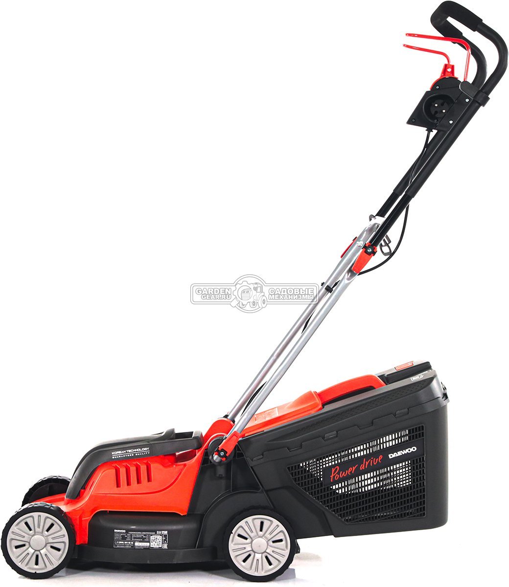 Газонокосилка электрическая Daewoo DLM 1250E (PRC, 1250 Вт., 32 см., пластик, 35 л., 7,1 кг.)