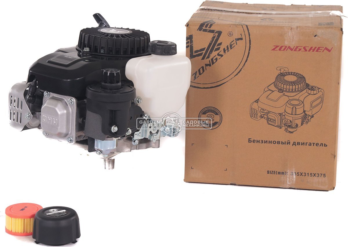 Бензиновый двигатель Zongshen NP 130 (3 л.с., 132 куб.см., D=22,2 мм, L=62 мм, 7,2 кг.)