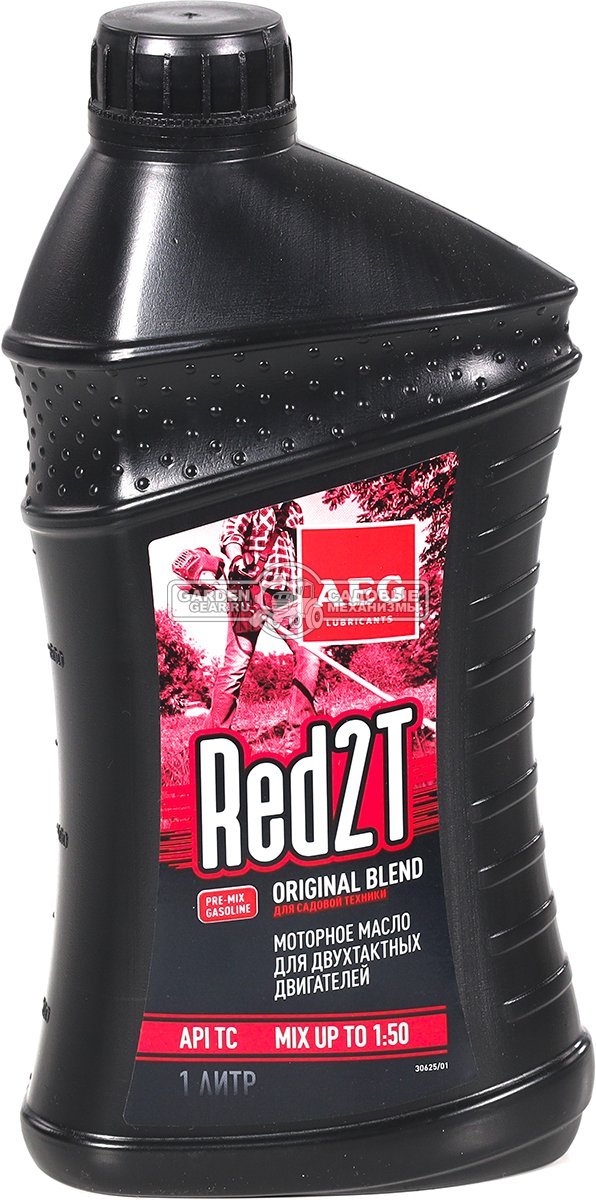 Масло 2-тактное AEG RED 2T минеральное 1 л.