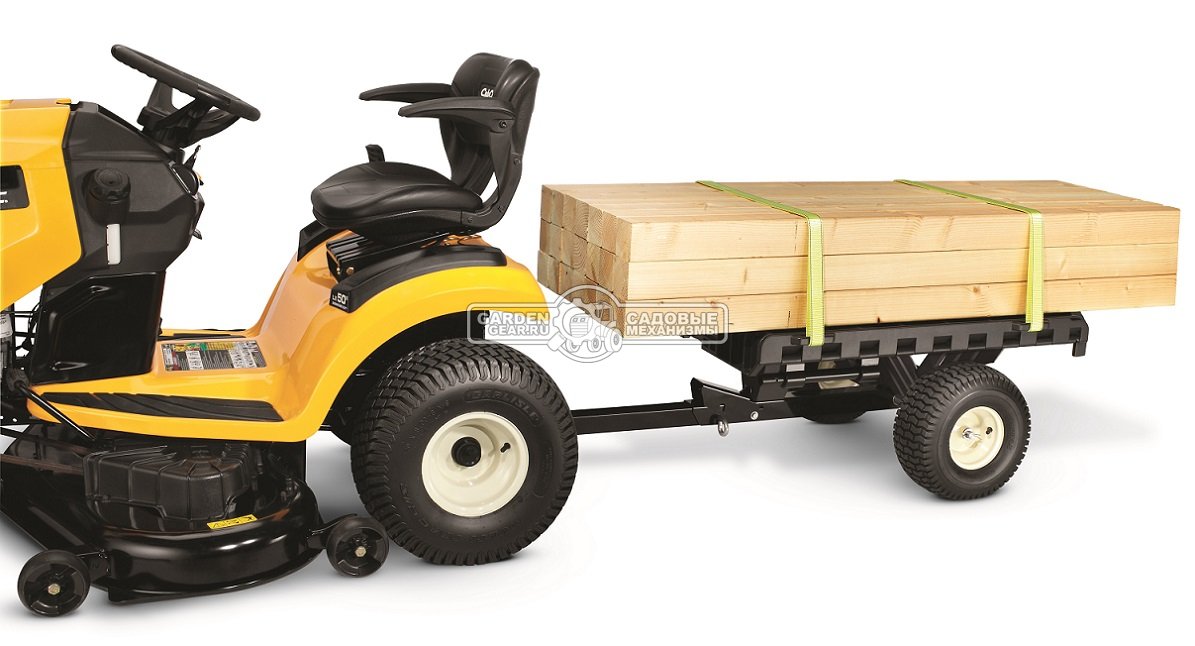 Тележка - прицеп Cub Cadet 400 кг., EZ Stow Cart пластиковый с механизмом опрокидывания, для всех садовых минитракторов