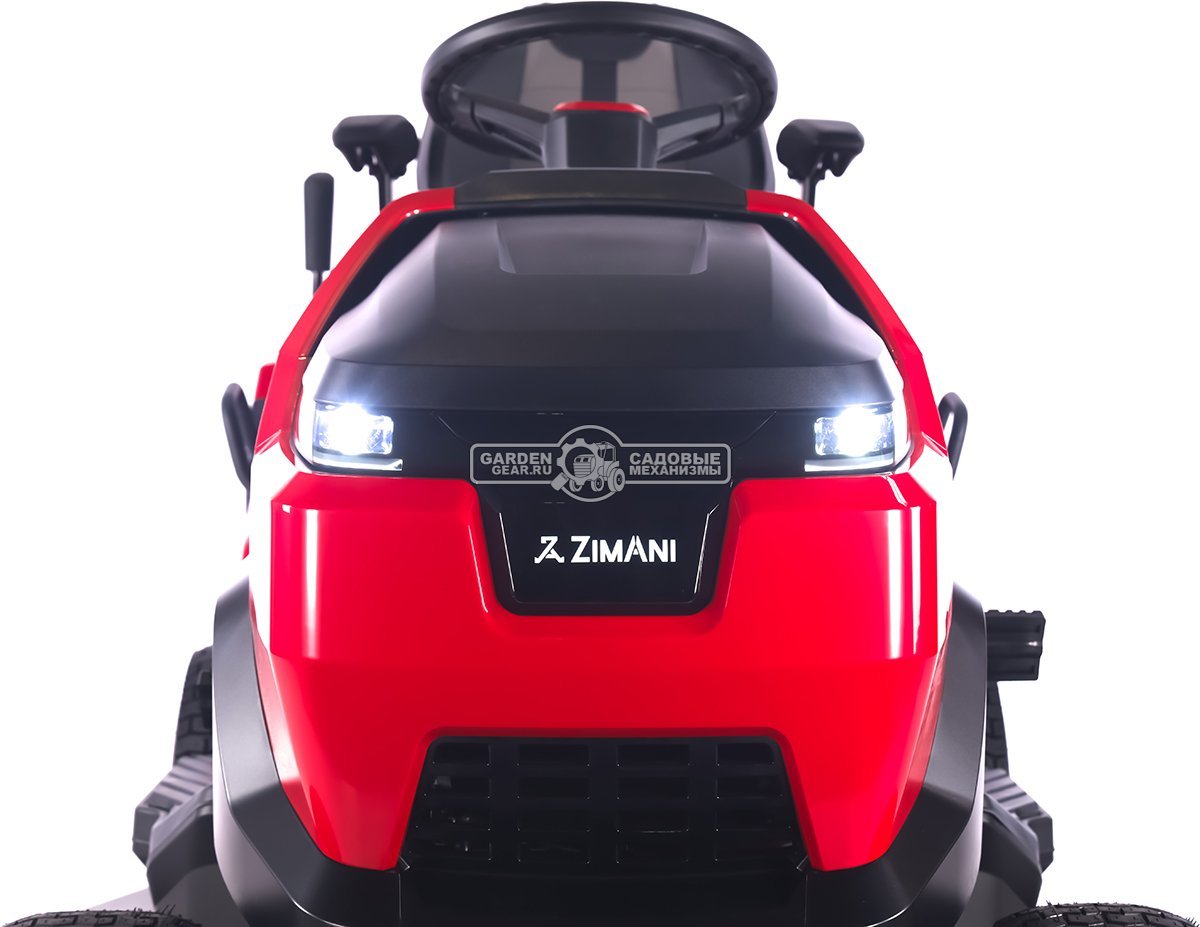Садовый трактор ZimAni TC242HVD (PRC, Honda 688 куб.см., гидростатика, дифференциал, травосбор. 320 л, шир. кошения 107 см, LED панель, 195 кг)