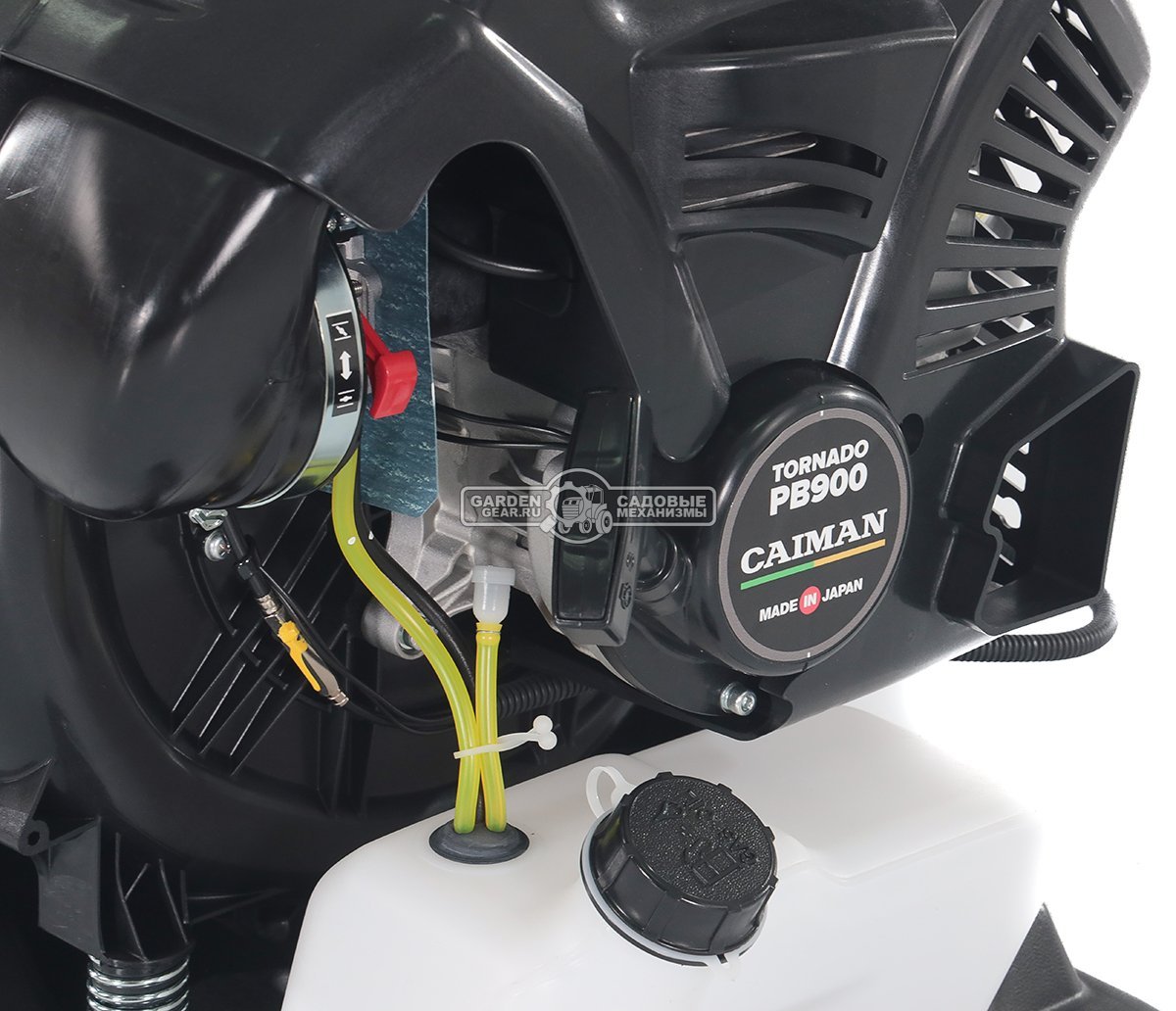 Воздуходувка бензиновая ранцевая Caiman Tornado PB900 (JPN, 79,2 куб.см., 4.5 л.с., 1730 м3/ч., 100 м/с, 10,9 кг.)