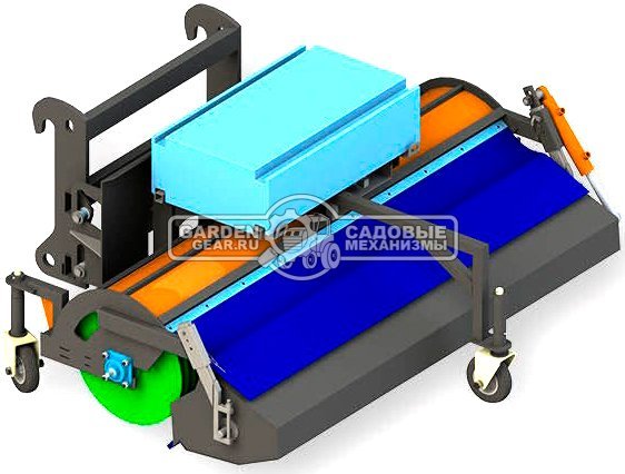 Щетка с передним бункером МЕТАТЭКС c угловой щеткой