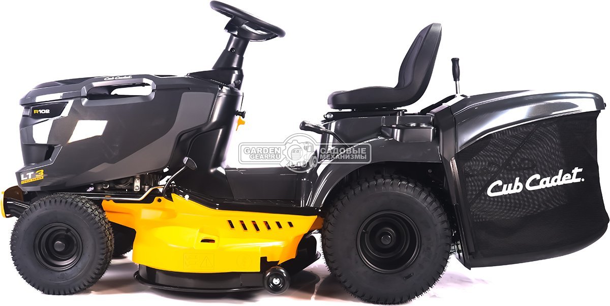 Садовый трактор Cub Cadet LT3 R102 (PRC, Cub Cadet V-Twin, 679 куб.см., гидростатика, травосборник 245 л, ширина кошения 102 см, 211 кг)