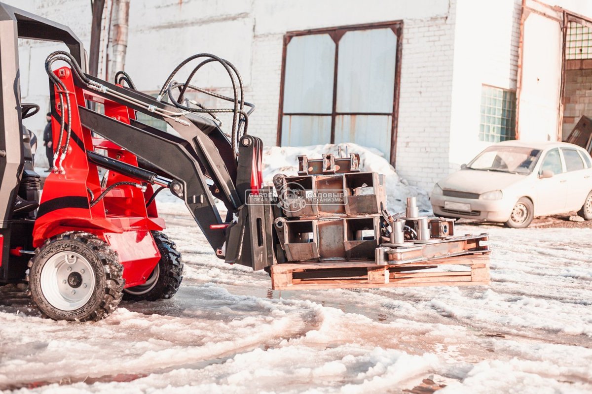 Вилы погрузочные RED 105 см. для мини-погрузчика, 148 кг.