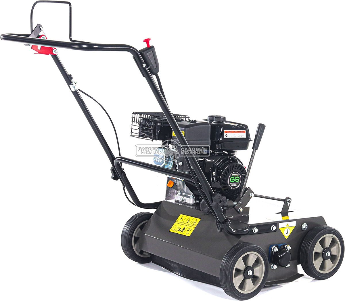 Вертикуттер - аэратор бензиновый Caiman Edgar 60CL (RUS, Caiman Engine, 196 куб.см., сталь, 46 см., 58 кг.)