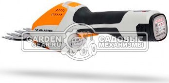 Ножницы для газонов аккумуляторные + кусторез Villartec HA1462 без АКБ и ЗУ (PRC, Li-Ion, 14.4В, 12/20 см, 1.0 кг)