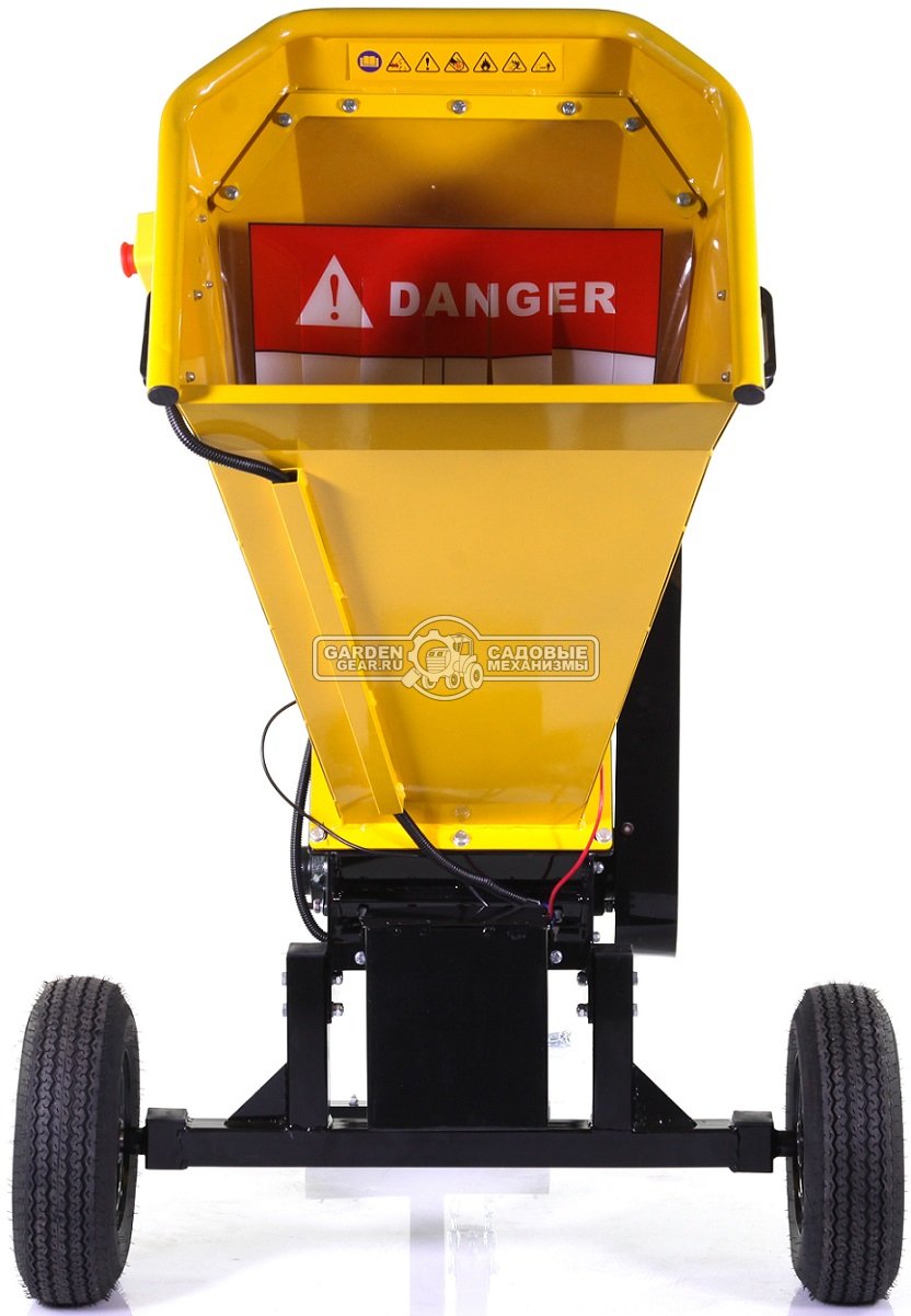 Садовый измельчитель веток бензиновый Champion CH1211E Pro с электрозапуском (PRC, Champion, 420 куб.см., ветки до 120 мм., 210 кг.)