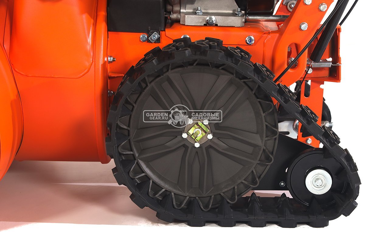 Снегоуборщик Daewoo DAST 1590 (EFI) гусеничный (PRC, 88 см, Daewoo WXE350, 310 куб.см., запуск от аккумулятора, фара, 3-х угольные гусеницы, 142 кг.)