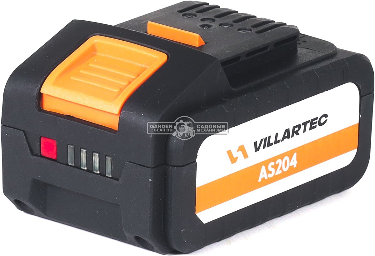 Аккумулятор Villartec AS204 (Li-ion 20В, 4 А/ч)