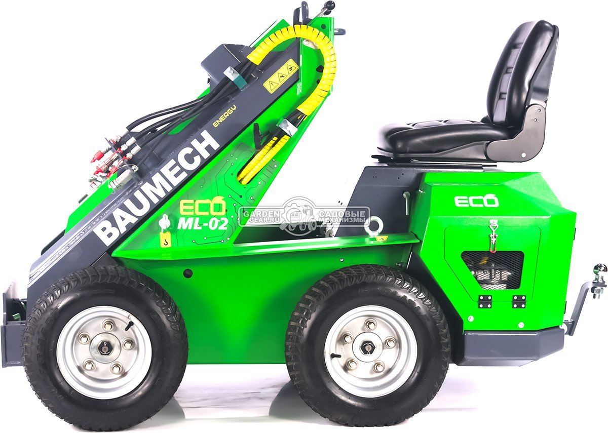 Универсальная машина мини-погрузчик Baumech ML-02 Eco с электродвигателем