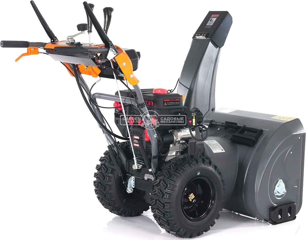 Снегоуборщик Villartec WB9071E MY2024 (PRC, 71 см, Loncin 252 см3, эл/стартер 220В, фара, подогр. рукояток, разблокировка колес, скорости 6/2, 105 кг)