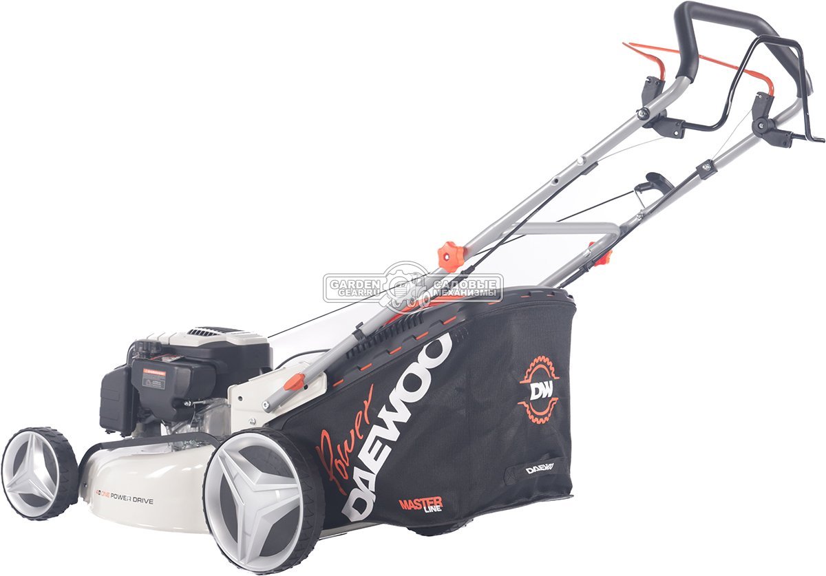 Газонокосилка бензиновая Daewoo L 55SP (PRC, 54 см, Daewoo 165 см3, сталь, 70 л, Turbo X Blade, 4 в 1, 31.6 кг)