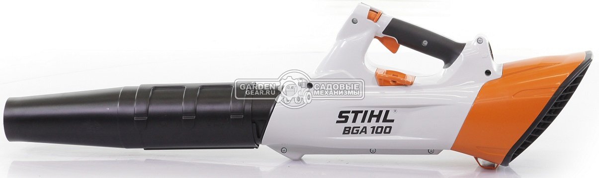 Воздуходувка аккумуляторная Stihl BGA 100 SET c АКБ AR 3000 и ЗУ AL 500 (AUT, 36В Pro, макс. расход воздуха 840 м3/ч., скорость 81 м/с., 2,5 кг.)