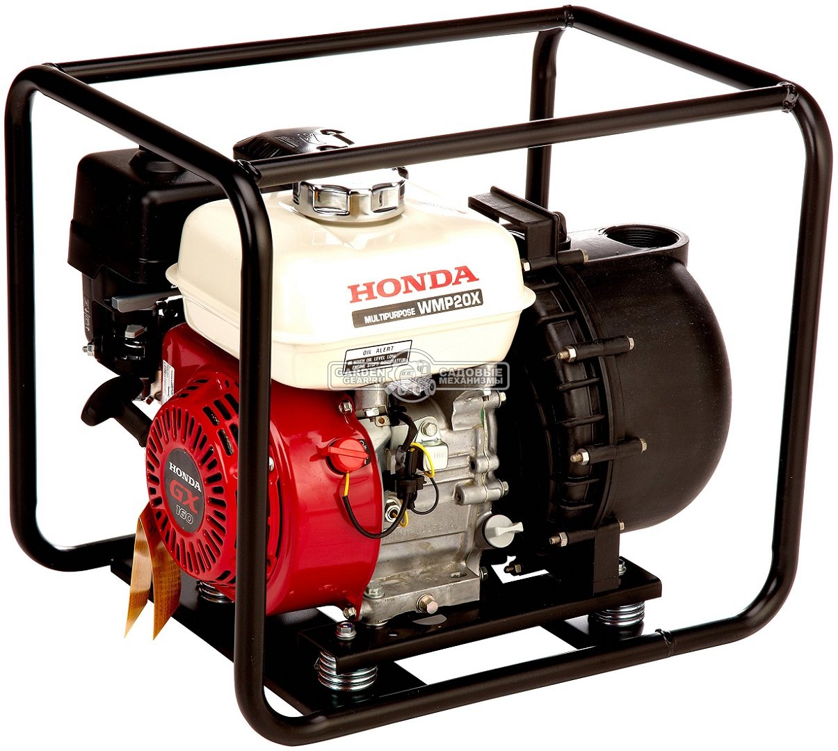 Мотопомпа бензиновая Honda WMP20X1 E1T для соленой воды и агрессивной жидкости (USA, Honda GX160, 163 куб.см., 833 л/мин., 32 м., 25,5 кг.)