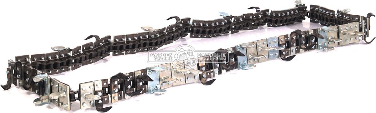 Сменная цепь Baumech 120 мм. с зубьями для траншеекопателя 1200 мм., 57 кг.