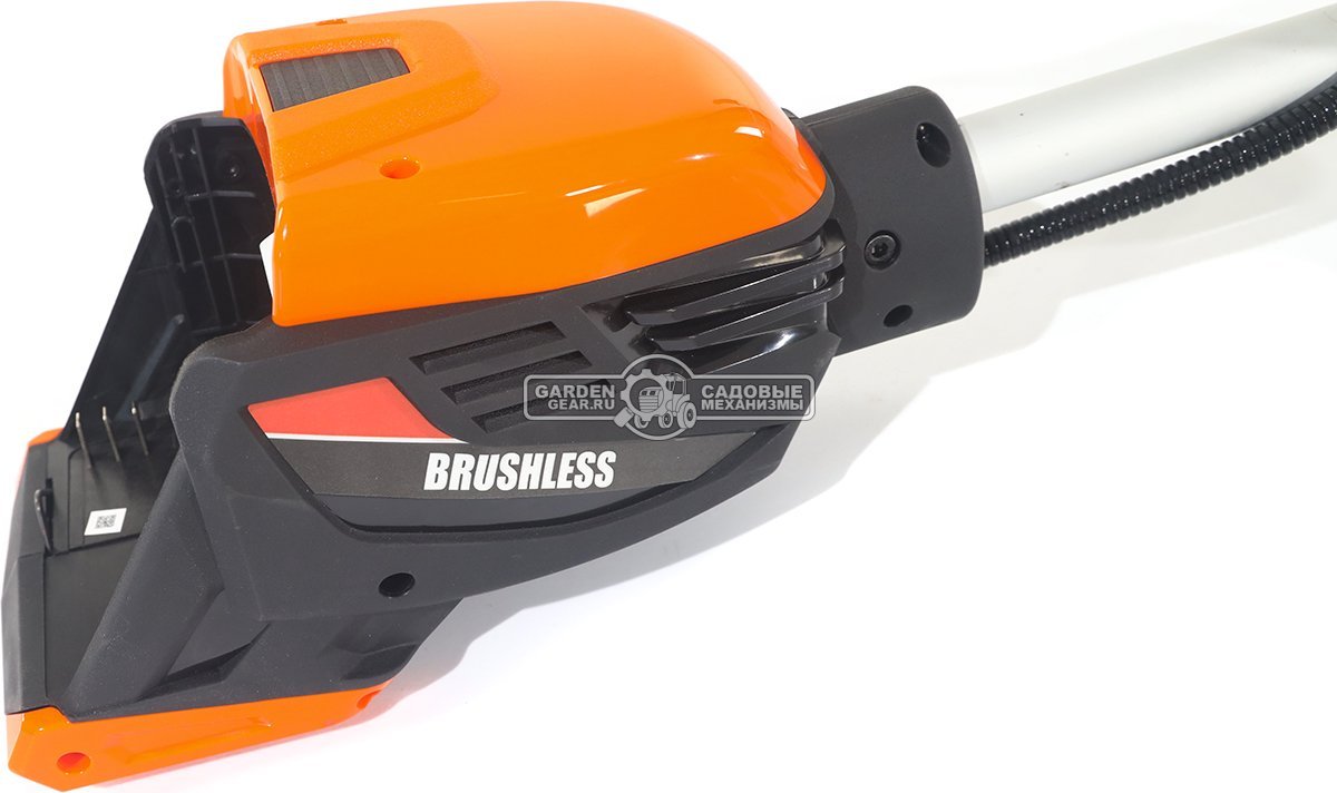 Мотокоса аккумуляторная Yard Fox BC4025B SET с АКБ 4.0 А/ч и ЗУ (PRC, 40В, BL, нож 3T + леска 2.0 мм, разъем, Т-ручка, 6.0 кг)