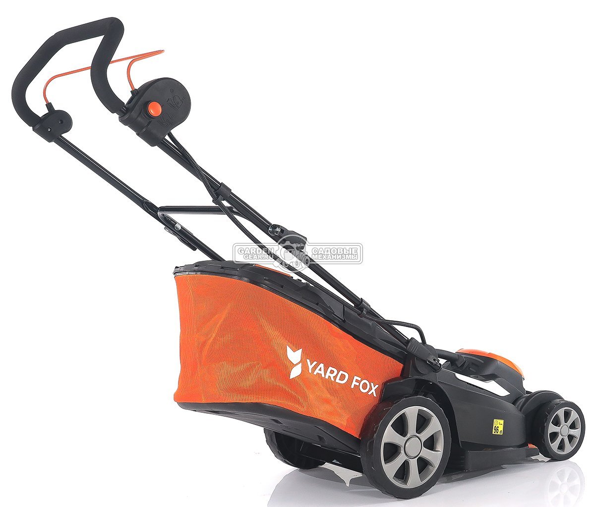 Газонокосилка аккумуляторная Yard Fox EL4045B SET с АКБ 4.0 А/ч и ЗУ (PRC, BL 40В, пластик, 34 см, 45 л, 10 кг)