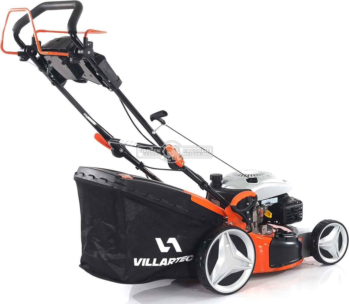 Газонокосилка бензиновая Villartec MB 3046T Village (PRC, 46 см, Daye 136 см3, сталь, 3 в 1, 60 л, 35.6 кг)