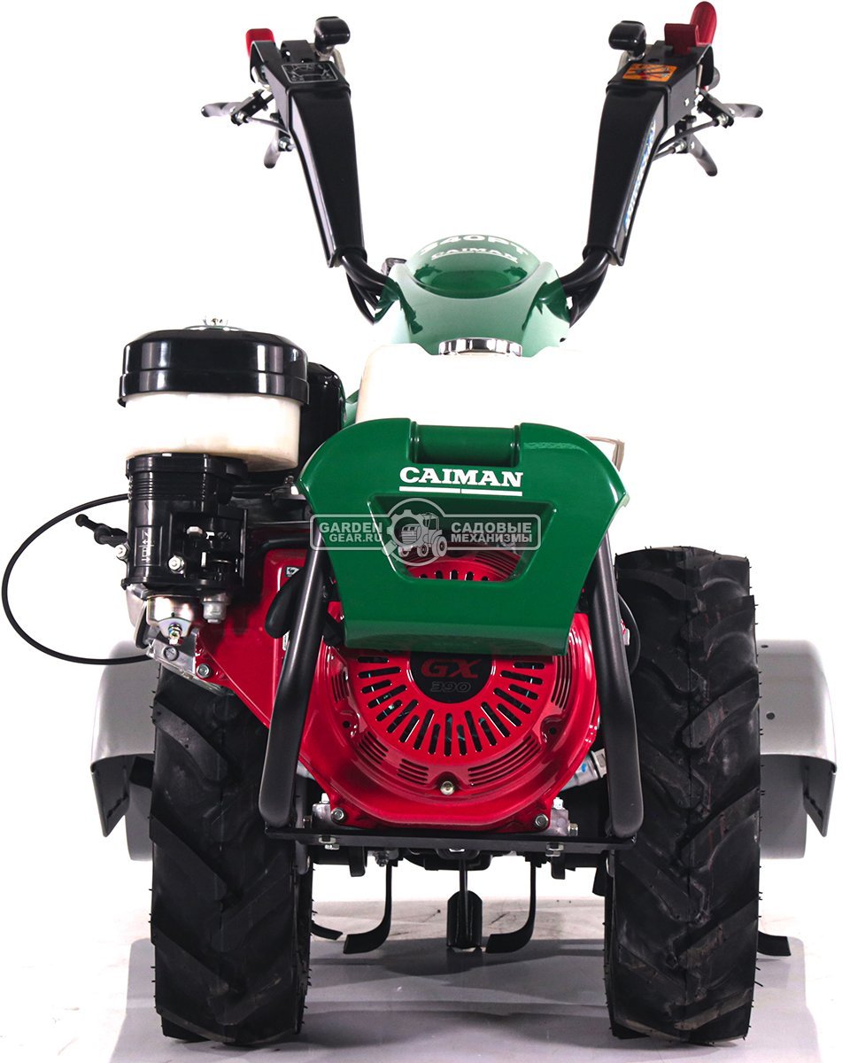 Мотоблок Caiman Atletico 340PT (ITA, Honda GX390, 389 куб.см., дифференциал, колеса 5.00х10, тормоза, 3 вперед + 3 назад, 116 кг.)