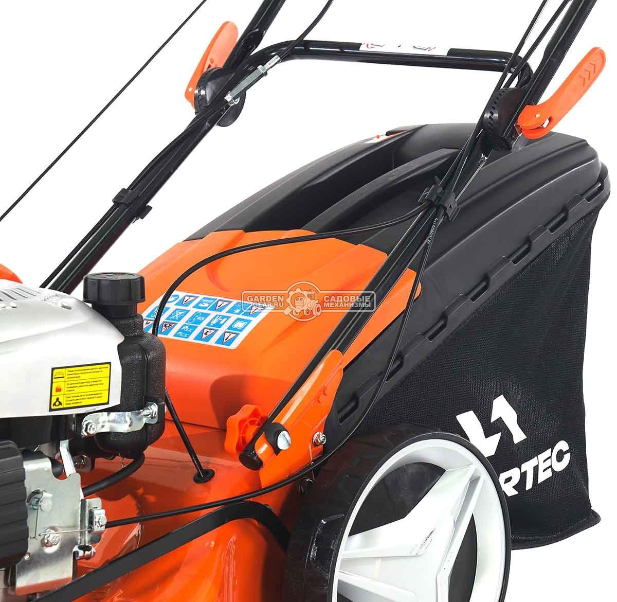 Газонокосилка бензиновая Villartec MB 3046T Village (PRC, 46 см, Daye 136 см3, сталь, 3 в 1, 60 л, 35.6 кг)