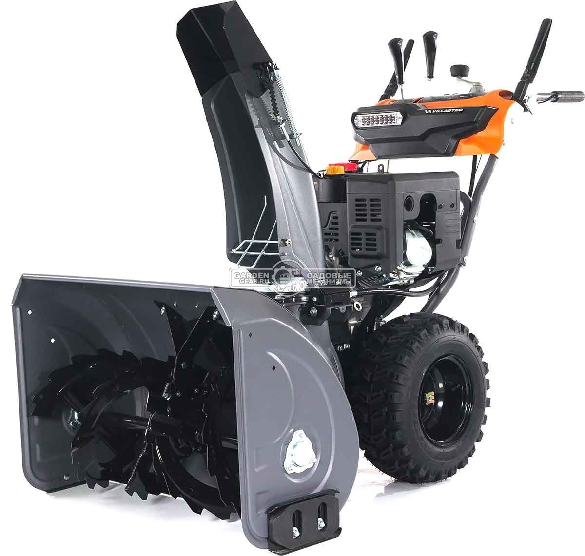 Снегоуборщик Villartec WB1176E (PRC, 76 см, Loncin, 302 см3, эл/стартер 220В, фара, подогрев рукояток, дифференциал, скорости 6/2, 117 кг)