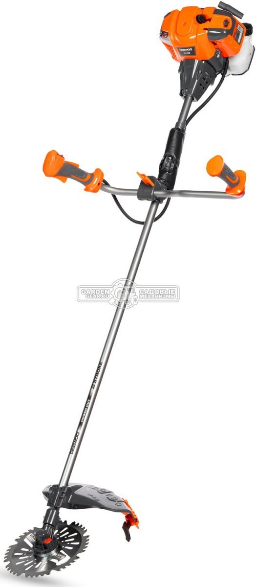 Бензокоса Daewoo DABC 450 Industrial (PRC, 42.7 куб.см., 1.5 кВт/2.0 л.с., леска 3.0 мм + диск Fast Cut, T-рукоятка, Easy Start, 9.2 кг)