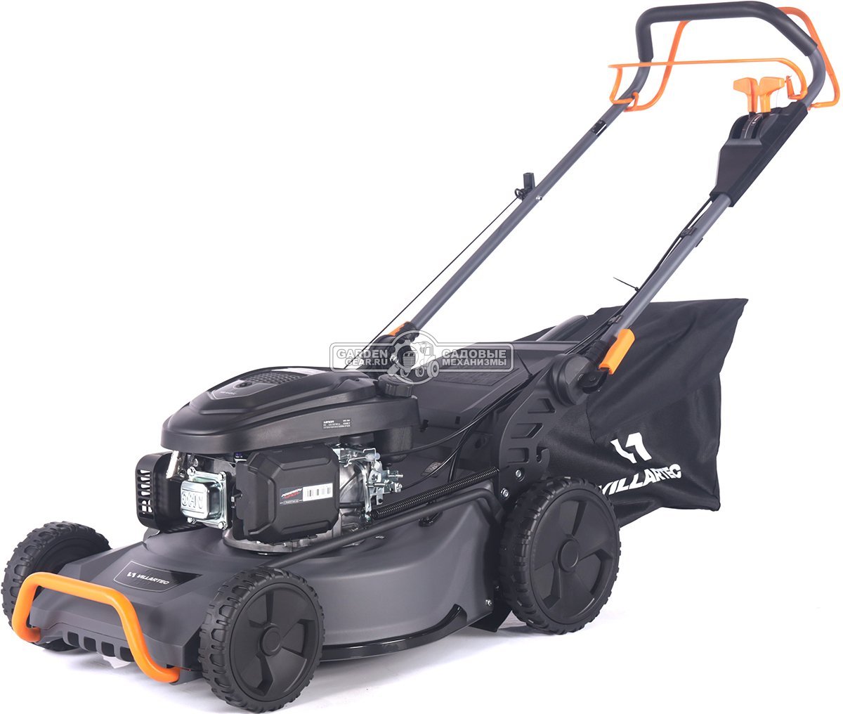 Газонокосилка бензиновая Villartec MB 448VC Commercial (PRC, 48 см, Loncin Ready Start 166 см3, сталь, вариатор, 4 в 1, 75 л, 30 кг)