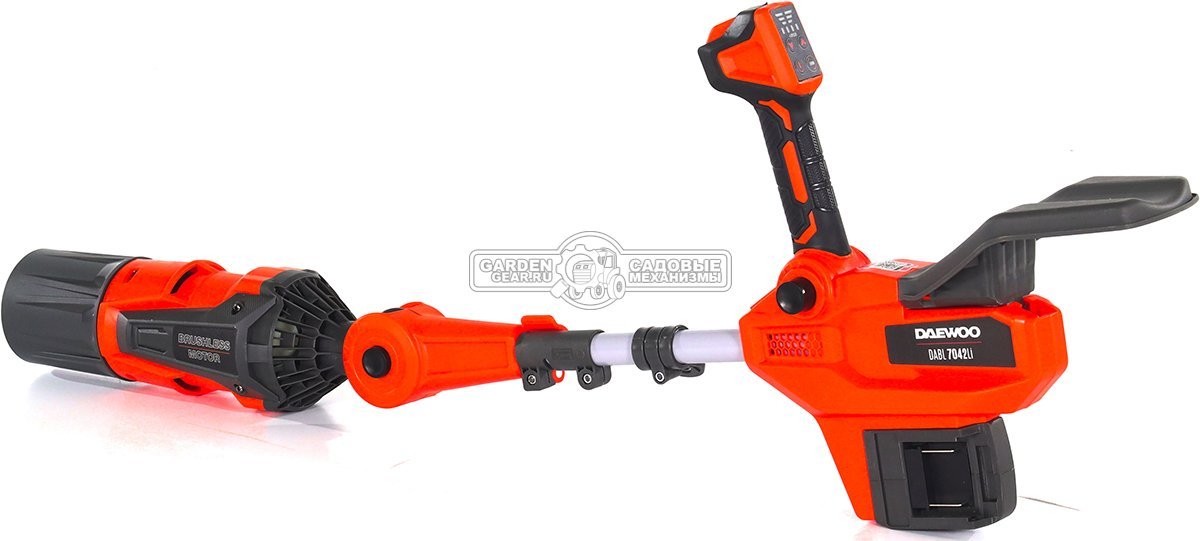 Воздуходувка аккумуляторная Daewoo DABL 7042Li без АКБ и ЗУ (PRC, BL 2x21В, 70 м/с, 1400 м3/ч, 3.1 кг)