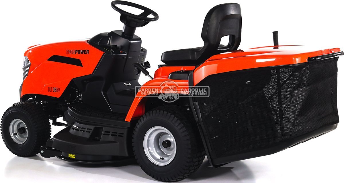 Садовый трактор Daewoo DLT 98HV (PRC, Stiga ST550 V-Twin, 586 куб.см., гидростатика, ширина кошения 98 см, травосборник 240 л, мульчирование, 198 кг)