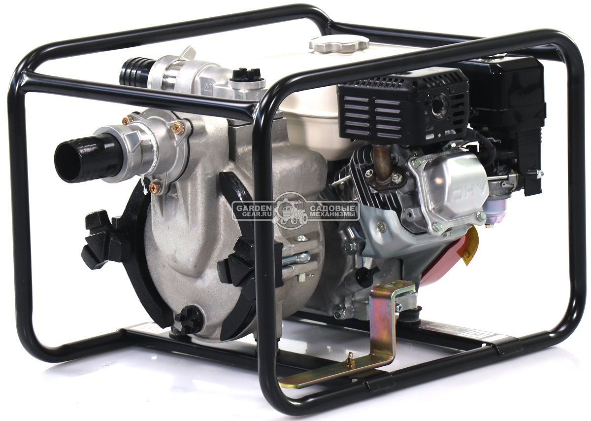 Мотопомпа бензиновая Daishin SWT-50HX для грязной воды до 20 мм (JPN, Honda GX160, 163 куб.см., 600 л/мин, 2&quot;, 28 м, 30 кг)