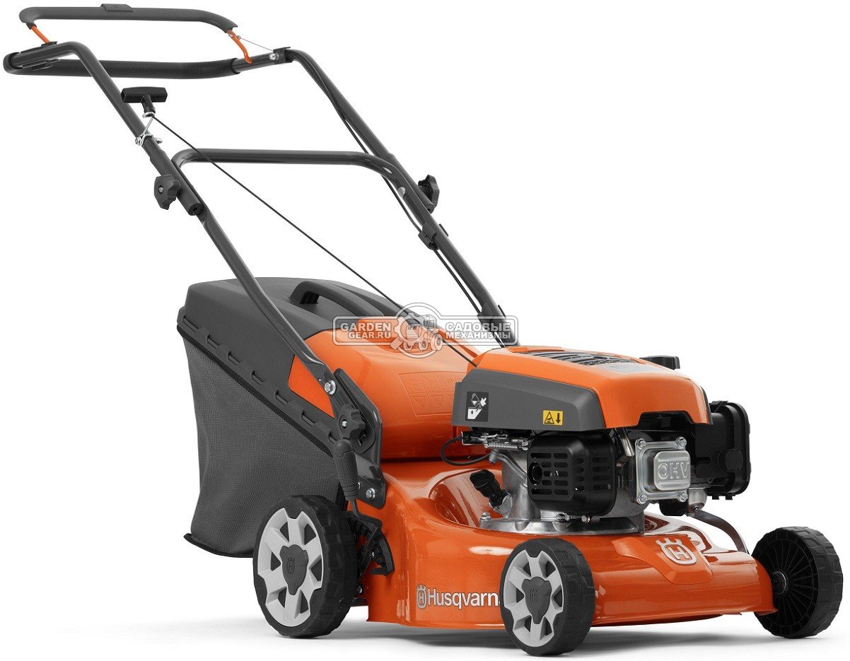Газонокосилка бензиновая несамоходная Husqvarna LC 140P (PRC, 40 cм., HS 123A, 123 куб.см., 50 л., сталь, 25,2 кг.)