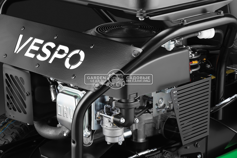 Садовый минирайдер Caiman Vespo 71C мульчирующий (FRA, 71 см, Caiman 449 см3, гидростатика, дифференциал, 205 кг.)