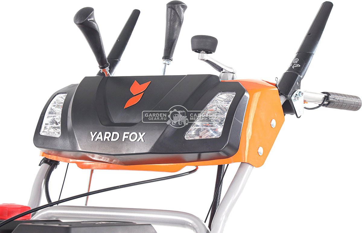 Снегоуборщик Yard Fox 6151E Optima (PRC, 61 см, Loncin, 212 см3, эл/стартер 220В, фара, подогрев рукояток, скорости 6/2, 89 кг)