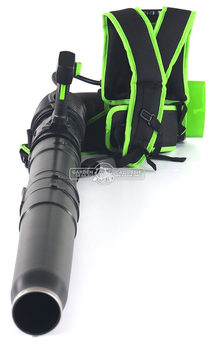 Воздуходувка аккумуляторная ранцевая GreenWorks GD60BPB без АКБ и ЗУ (PRC, BL 60В, 225 км/ч, 15 м3/мин, 3.8 кг)