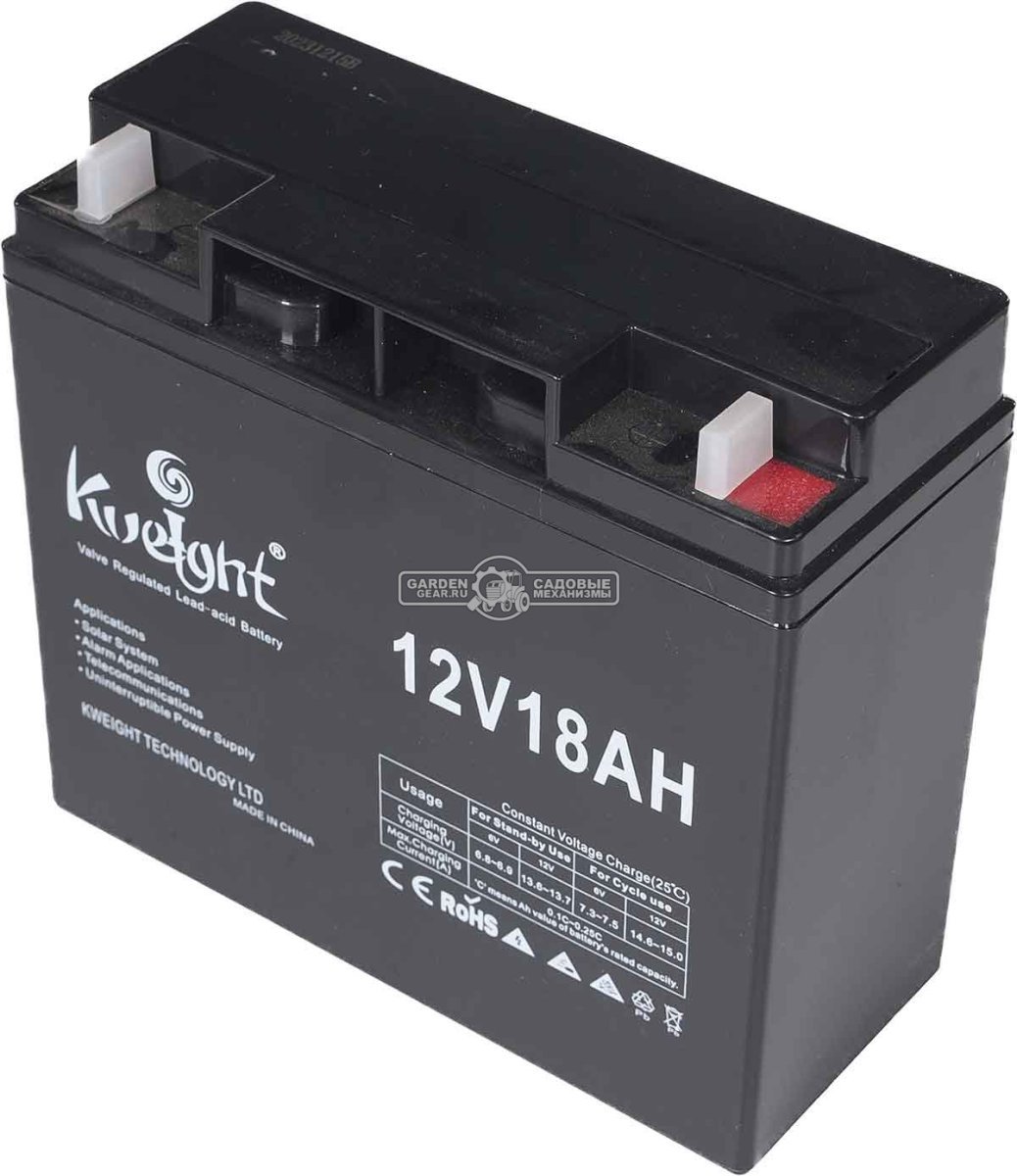 Аккумулятор ZimAni 12V 18Ah 20071324 для садовых тракторов